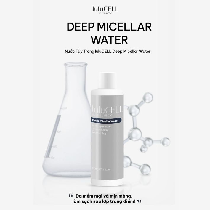 Nước Tẩy Trang Lulucell Deep Micellar Water