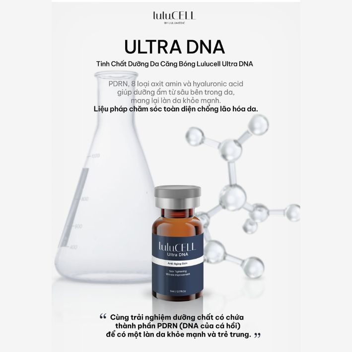 Tinh Chất Dưỡng Da Căng Bóng Lulucell Ultra DNA